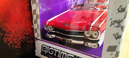 Jada Toys 1/24 Cadillac Coupe Deville 1959 Red Big Time Muscle