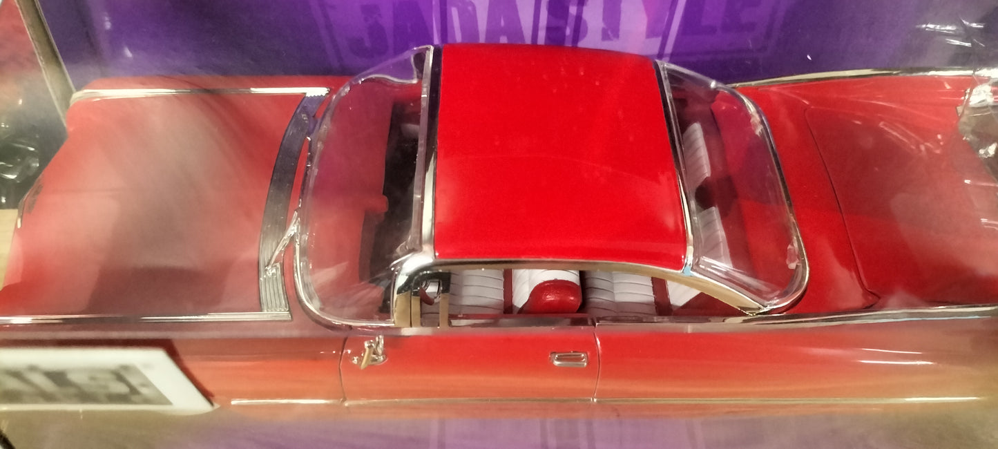 Jada Toys 1/24 Cadillac Coupe Deville 1959 Red Big Time Muscle