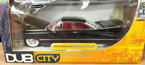 Jada Toys 1/24 Cadillac Coupe Deville 1959 Black Dub City
