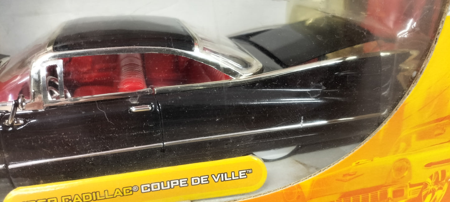 Jada Toys 1/24 Cadillac Coupe Deville 1959 Black Dub City