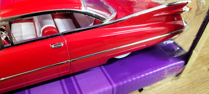Jada Toys 1/24 Cadillac Coupe Deville 1959 Red Big Time Muscle