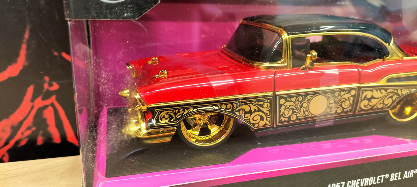 Jada Toys 1/24 Chevy Bel-Air 1957 Pink Slips