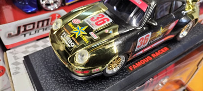 Jada Toys 1/24 Porsche 911 Black Gold Dicky Toys + gablota