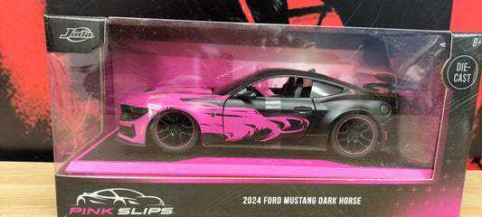 Jada Toys 1/24 Ford Mustang Dark Horse 2024 Pink Slips