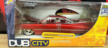 Jada Toys 1/24 Cadillac Coupe Deville 1959 Cherry Red Dub City