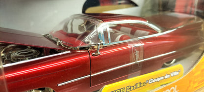 Jada Toys 1/24 Cadillac Coupe Deville 1959 Cherry Red Dub City
