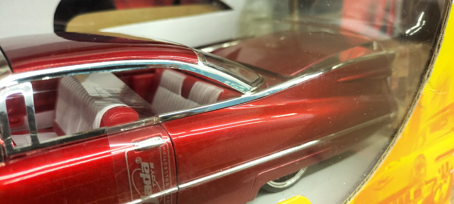 Jada Toys 1/24 Cadillac Coupe Deville 1959 Cherry Red Dub City