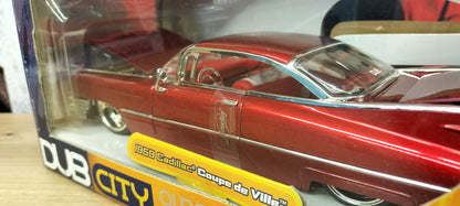 Jada Toys 1/24 Cadillac Coupe Deville 1959 Cherry Red Dub City