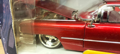 Jada Toys 1/24 Cadillac Coupe Deville 1959 Cherry Red Dub City