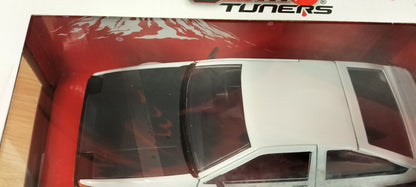 Jada Toys 1/24 Toyota Trueno AE86 White 1986 JDM