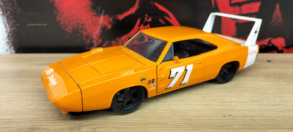 Jada Toys 1/24 Dodge Charger Daytona 1969 Orange "71 Big Time Muscle