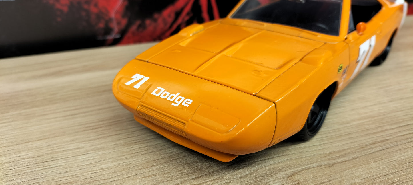 Jada Toys 1/24 Dodge Charger Daytona 1969 Orange "71 Big Time Muscle