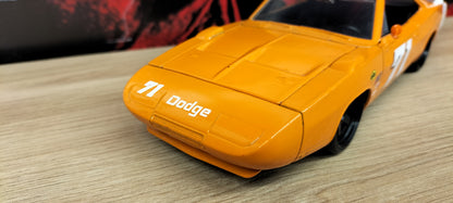 Jada Toys 1/24 Dodge Charger Daytona 1969 Orange "71 Big Time Muscle
