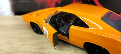 Jada Toys 1/24 Dodge Charger Daytona 1969 Orange "71 Big Time Muscle
