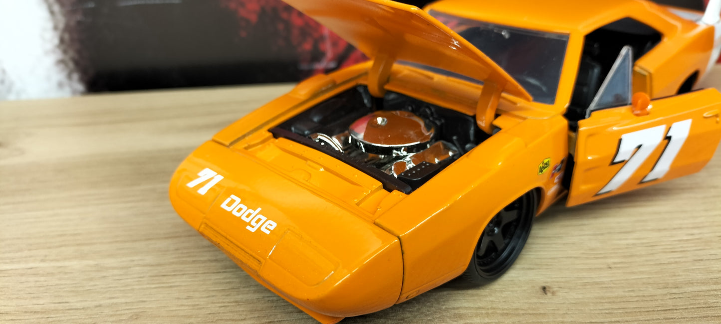 Jada Toys 1/24 Dodge Charger Daytona 1969 Orange "71 Big Time Muscle