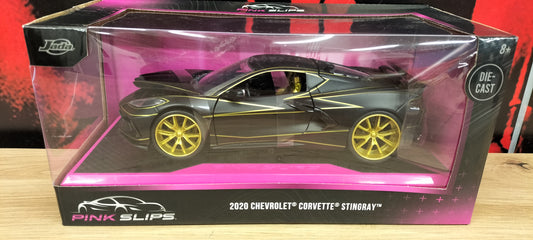 Jada Toys 1/24 Chevy Corvette Sting Ray 2020 Pink Slips