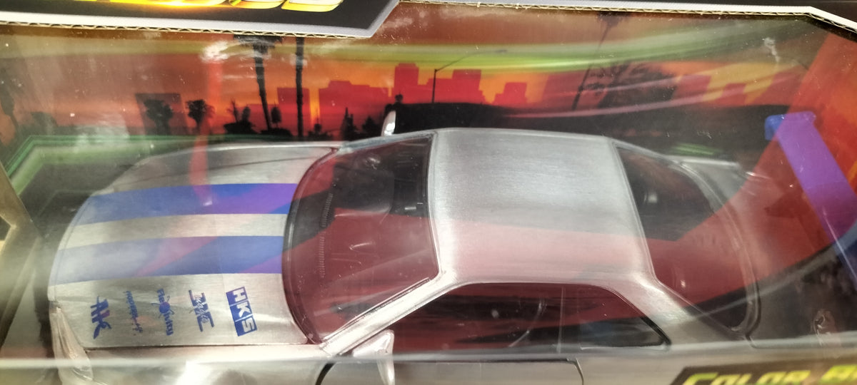 Jada Toys 1/24 Nissan Skyline BNR34 Brian Fast & Furious wersja BRUSCH 25th Anniversary