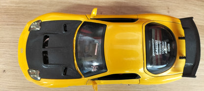 Jada Toys 1/24 Mazda RX-7 FD3S Option-D Yellow JDM