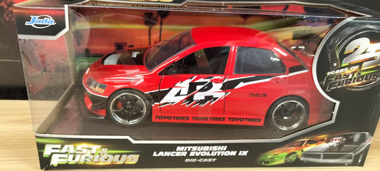 Jada Toys 1/24 Mitsubishi Lancer Evo IX Sean Tokyo Drift JDM