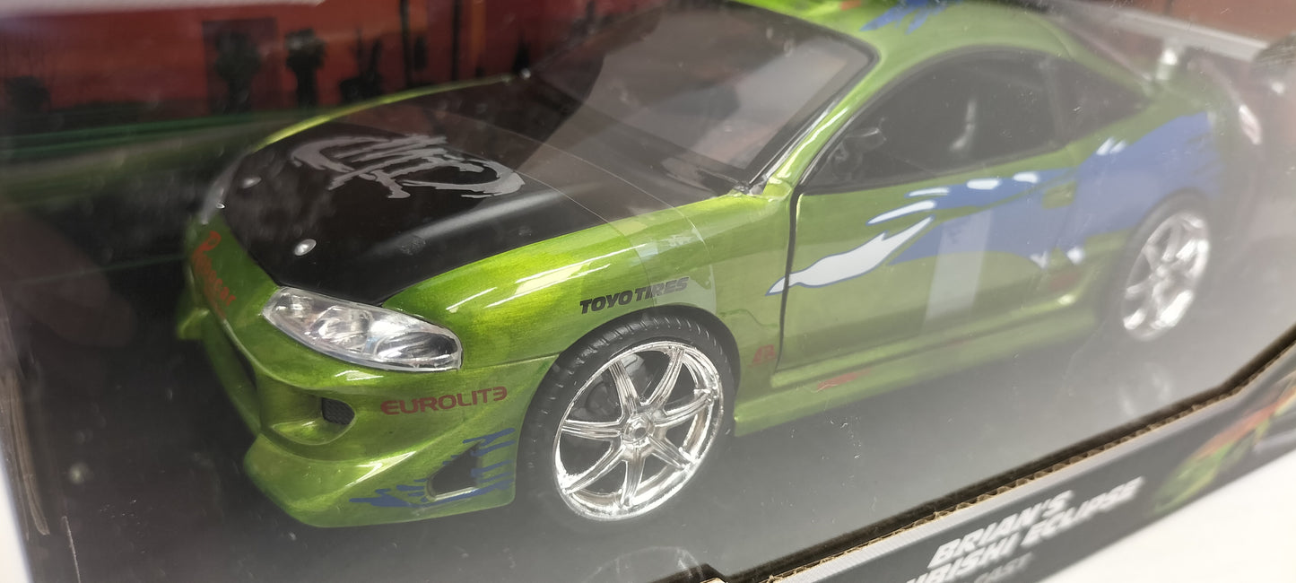 Jada Toys 1/24 Mitsubishi Eclipse Brian Fast & Furious wersja BRUSCH 25th Anniversary