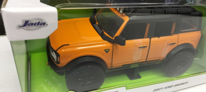 Jada Toys 1/24 Ford Bronco Orange 2021 Just Truck