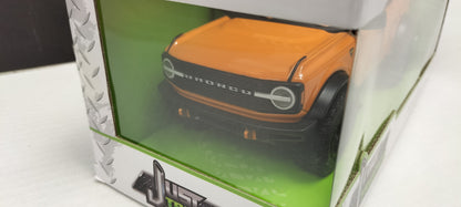 Jada Toys 1/24 Ford Bronco Orange 2021 Just Truck
