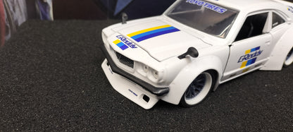 Jada Toys 1/24 Mazda RX-3 GReddy ToyoTires White CUSTOM
