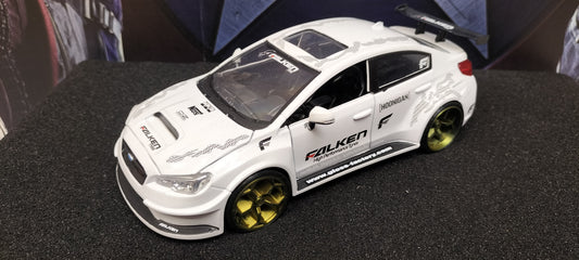 Jada Toys 1/24 Subaru WRX Sti Falken White CUSTOM
