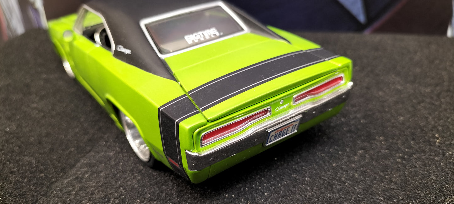 Jada Toys 1/24 Dodge Charger R/T 1970 Lime Green Big Time Muscle USED