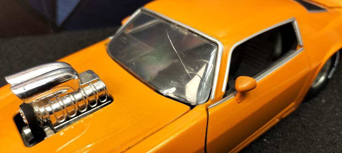 Jada Toys 1/24 Chevy Camaro 1971 Gasser Orange Big Time Muscle USED
