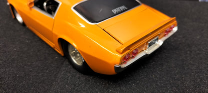 Jada Toys 1/24 Chevy Camaro 1971 Gasser Orange Big Time Muscle USED