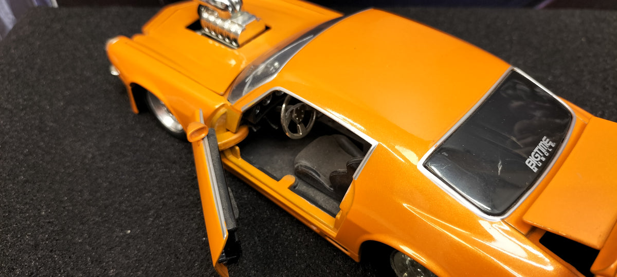 Jada Toys 1/24 Chevy Camaro 1971 Gasser Orange Big Time Muscle USED
