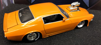 Jada Toys 1/24 Chevy Camaro 1971 Gasser Orange Big Time Muscle USED