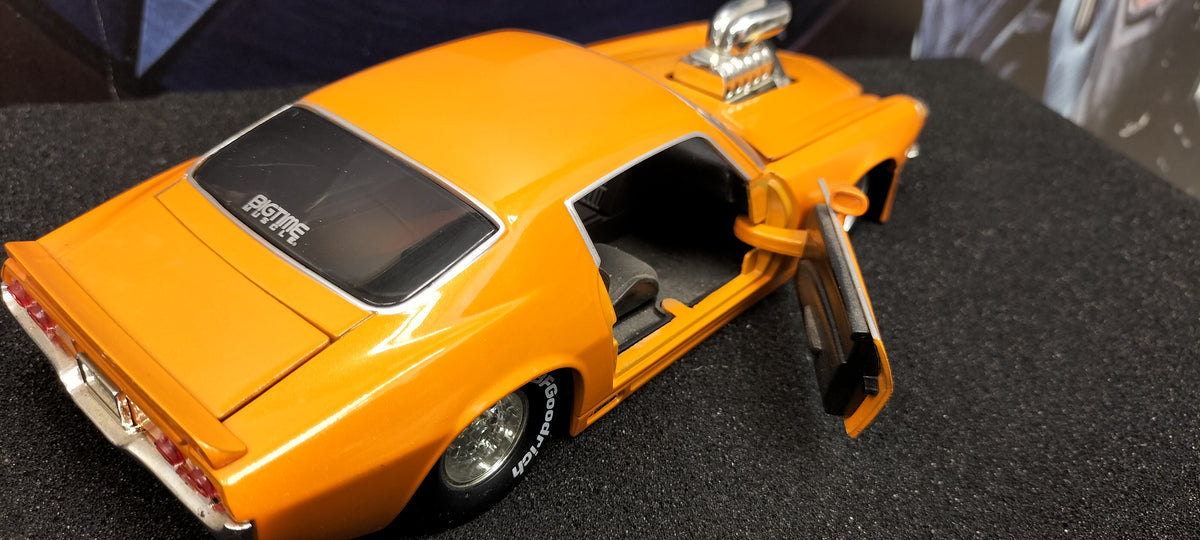 Jada Toys 1/24 Chevy Camaro 1971 Gasser Orange Big Time Muscle USED