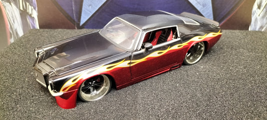 Jada Toys 1/24 Chevy Camaro 1971 Flame  Big Time Muscle USED