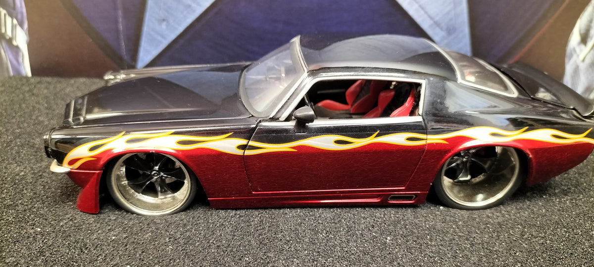 Jada Toys 1/24 Chevy Camaro 1971 Flame  Big Time Muscle USED