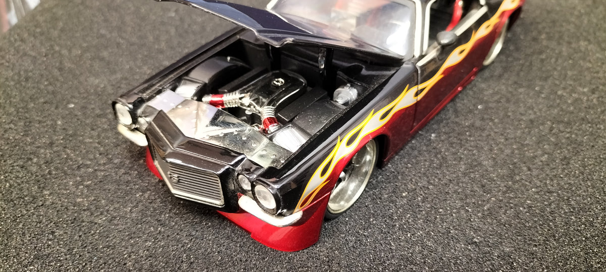 Jada Toys 1/24 Chevy Camaro 1971 Flame  Big Time Muscle USED