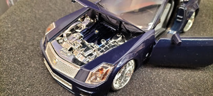 Hot Wheels 1/24 Cadillac XLR Dark Blue Dropotaro USED