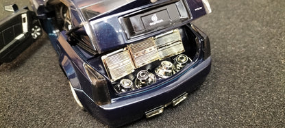 Hot Wheels 1/24 Cadillac XLR Dark Blue Dropotaro USED