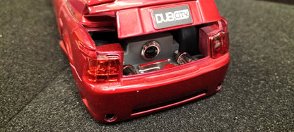 Jada Toys 1/24 Ford Mustang 2002 Cabrio Candy Red Big Time Muscle USED