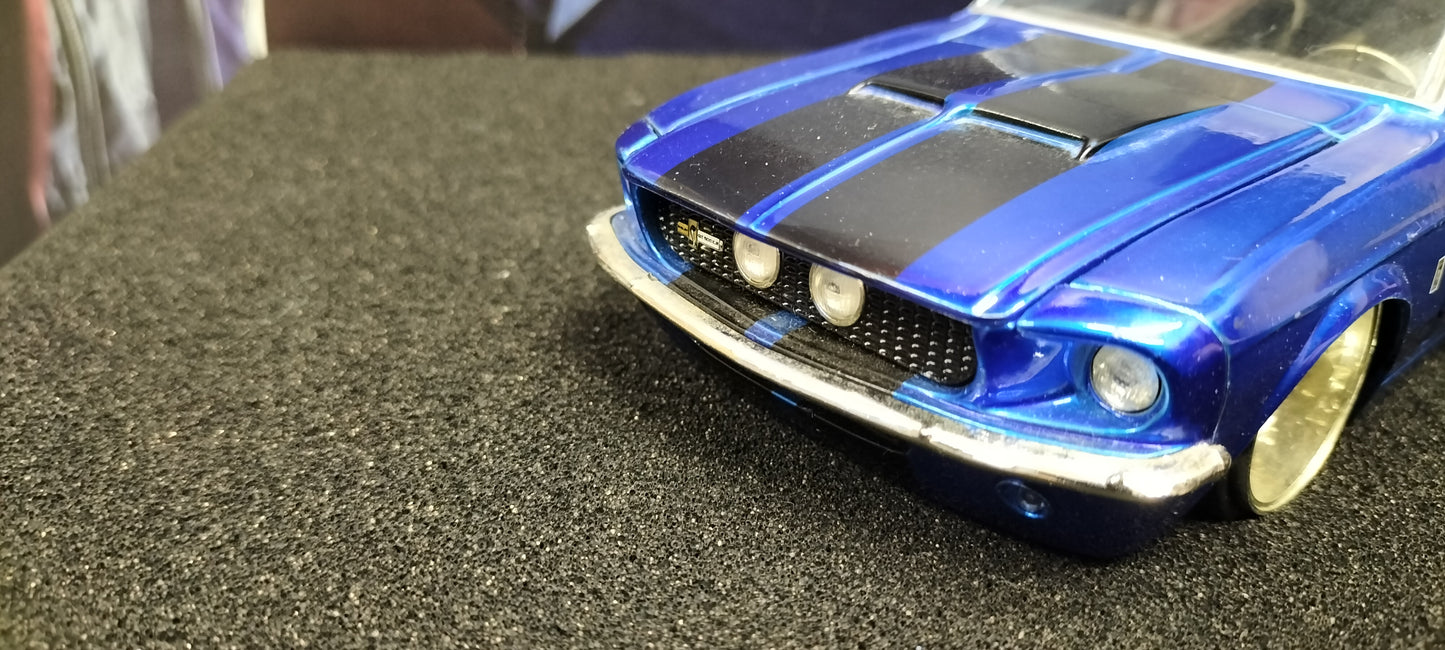Jada Toys 1/24 Ford Mustang Shelby GT-500KR Blue 1967 Big Time Muscle USED