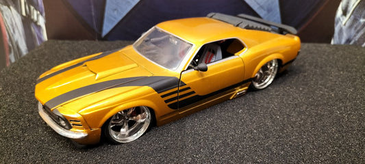 Jada Toys 1/24 Ford Mustang Boss 1970 Cooper Black LIMITED Big Time Muscle USED
