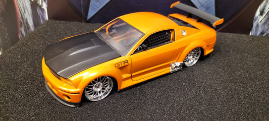 Jada Toys 1/24 Ford Mustang GTR Concept Orange Big Time Muscle USED