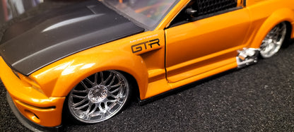 Jada Toys 1/24 Ford Mustang GTR Concept Orange Big Time Muscle USED
