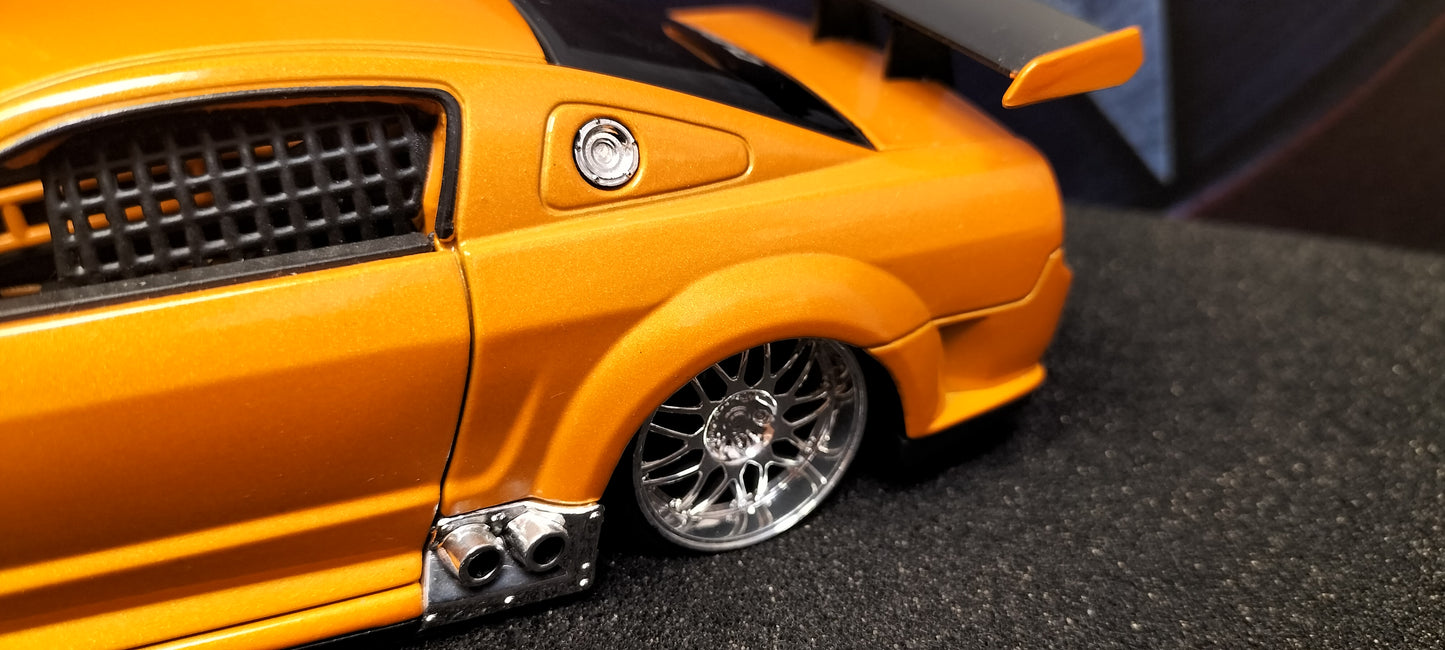 Jada Toys 1/24 Ford Mustang GTR Concept Orange Big Time Muscle USED