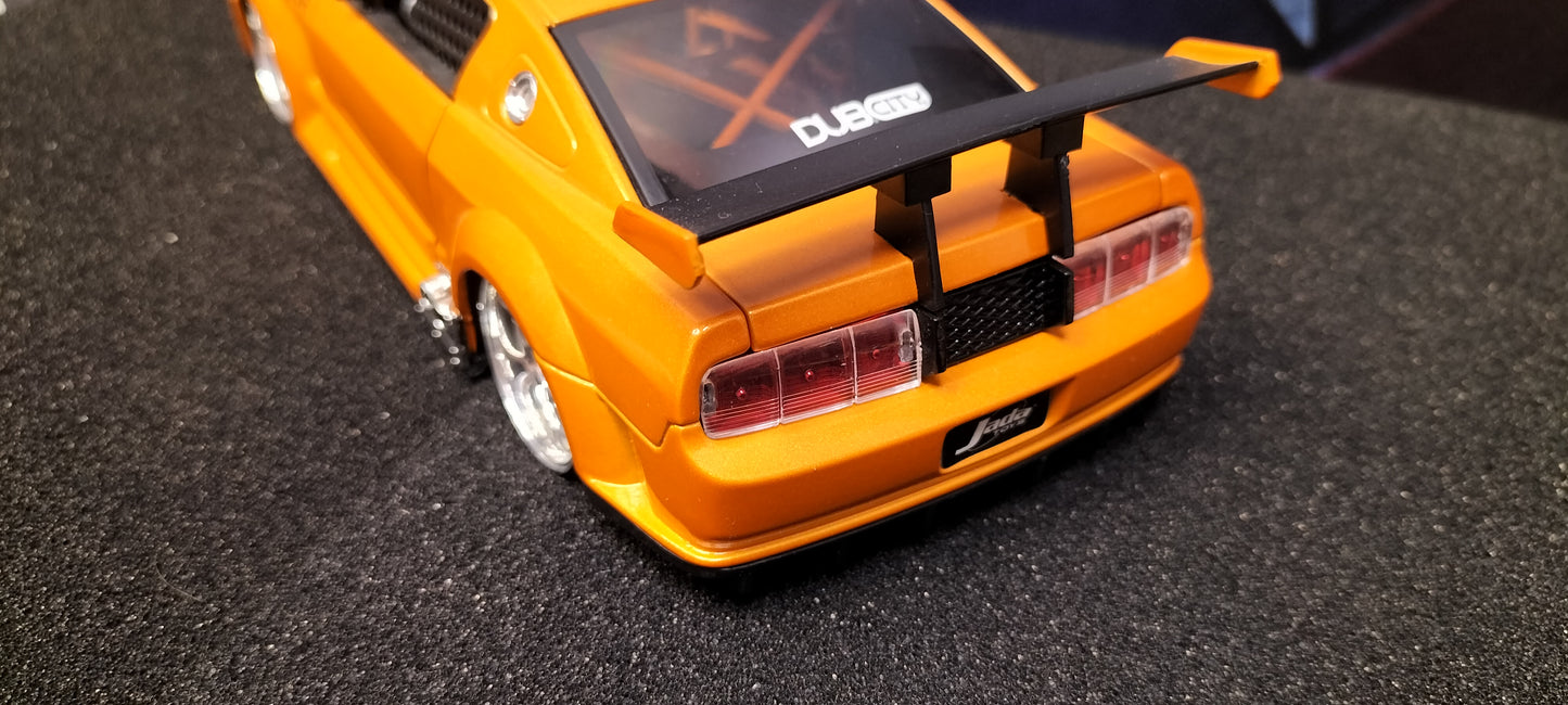 Jada Toys 1/24 Ford Mustang GTR Concept Orange Big Time Muscle USED