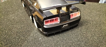 Jada Toys 1/24 Ford Mustang GTR Concept Black Gold Big Time Muscle USED