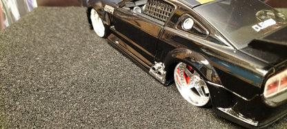Jada Toys 1/24 Ford Mustang GTR Concept Black Gold Big Time Muscle USED