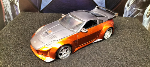 Jada Toys 1/24 Nissan 350z Cooper Option-D JDM USED