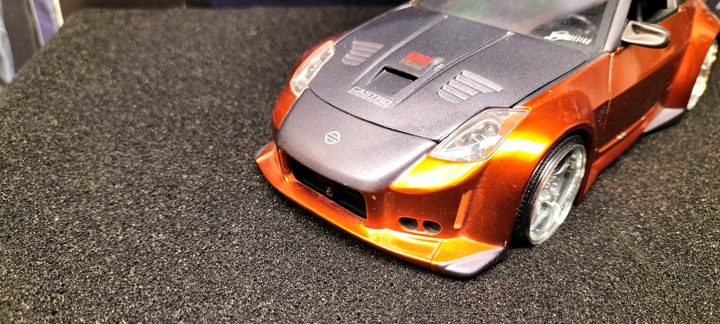 Jada Toys 1/24 Nissan 350z Cooper Option-D JDM USED